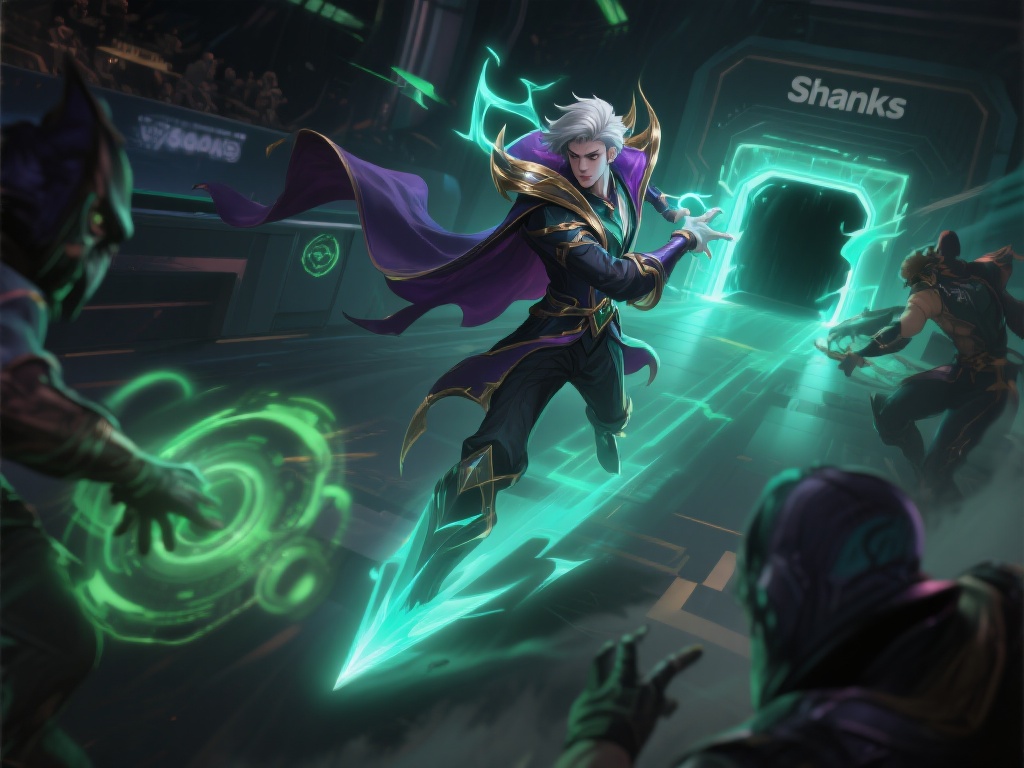 LPL经典瞬间:Shanks瑞兹彩虹过人惊艳穿越叹息之墙 Shanks凭借瑞兹的技能机制,在战术细